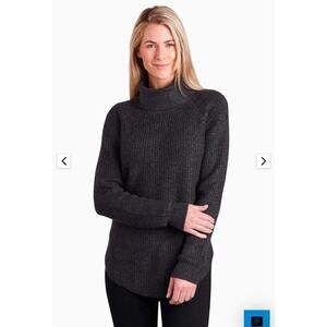 Kuhl Women's Charcoal Turtleneck Sweater